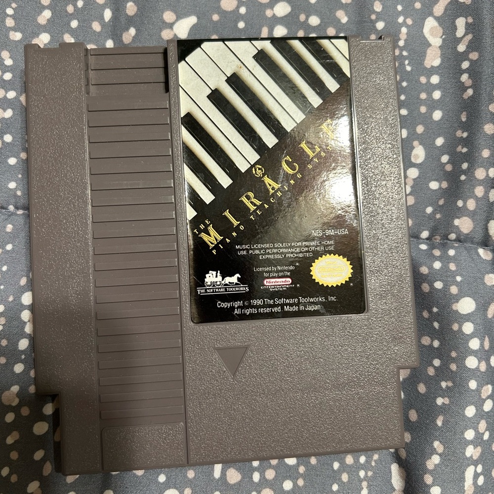 Nintendo “Miracle” Piano Teaching System Cartridge